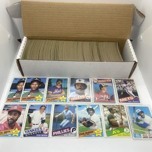 (~550) 1985 TOPPS Baseball Star HOF Rookie Card Lot RC Dawson Henderson Murray